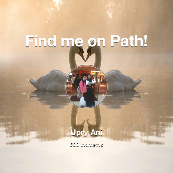 pewe_FC's tweet photo. I've shared 586 memories with my friends on #Path - see them now at http://t.co/qG8FZqvNNw! #thepersonalnetwork http://t.co/MUVVDuj7uh