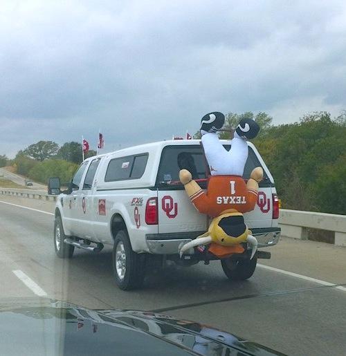 SoonerCharley's tweet photo. Must be BYOB - bring your own Bevo, for BBQ, of course! #RRSO #BeatTexsa #Boomer! http://t.co/lmJE8hvN6W