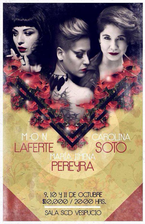 melodicacl's tweet photo. Tercera y última noche en vivo de Mon Laferte, María Jimena Pereyra y Carolina soto en la SCD Vespucio: http://t.co/MOHyJBalLH