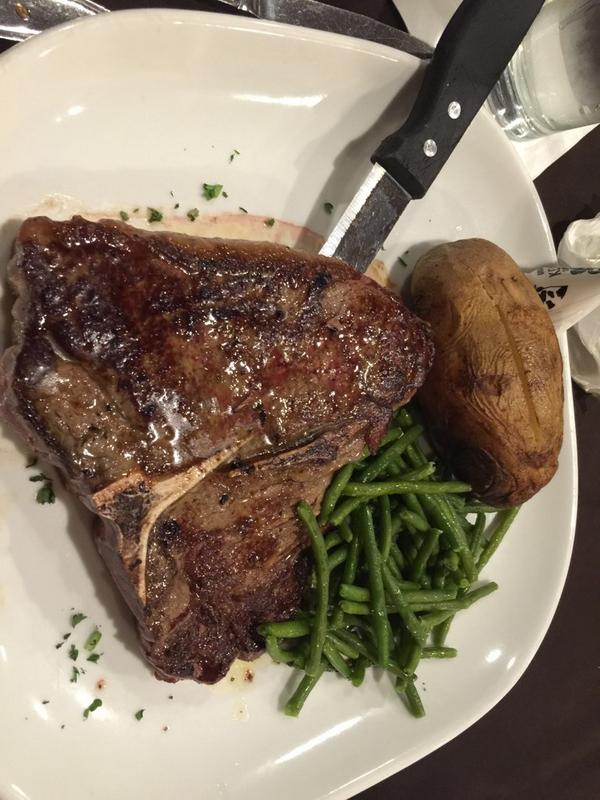 DIPetersen's tweet photo. @SPSOmaha Speaker Dinner. When in Rome....  Wish you were here. #spsomaha #ospug http://t.co/UaMHeId02t