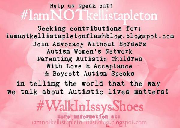 Boycott_AS's tweet photo. #IamNOTkellistapleton #WalkInIssysShoes Flashblog! Join in here! http://t.co/ioNax49e9f #JusticeForIssy http://t.co/ACtypIVHKd