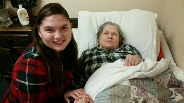 inthegardnstate's tweet photo. She was so full of life today and so happy to see me☺️😘 #AuntJackie #Grandfriend #LoveYou http://t.co/8QZSqq6v1K