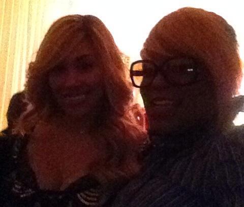 chandafisher's tweet photo. Me and keke Wyatt before the blazes the stage http://t.co/wrMfwvWiW4