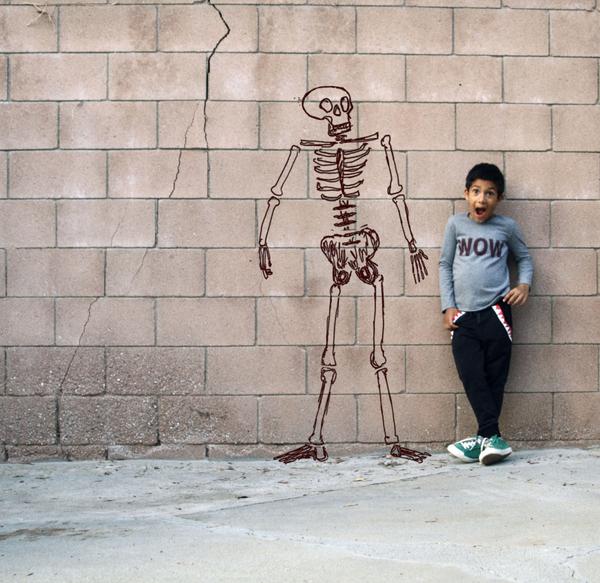 keetankids's tweet image. scared by skeletons. #munsterkids pants &amp;amp; #babeandtess pants.