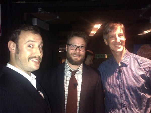 My Buds @newyorkerfestival all my canadians are here Seth Rogen