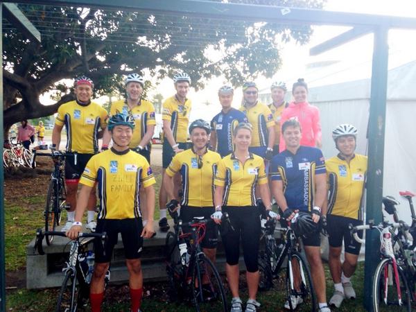 hynes_marianne's tweet photo. #rtccsy PwC team for the Chris O'Brien Lifehouse Conquer Cancer Ride! Day 1 of 2 complete! http://t.co/yVMjZwPOfB