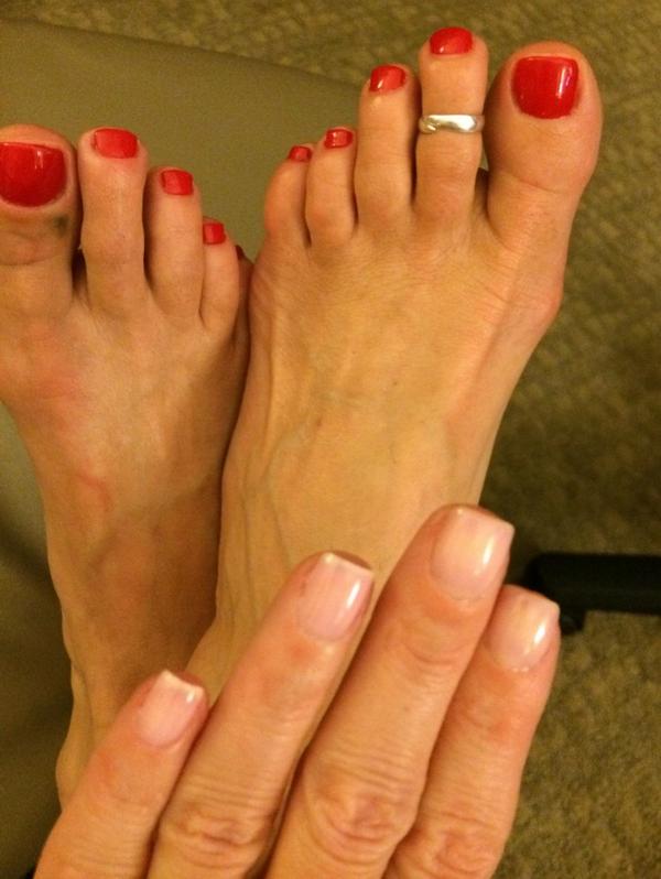 Fresh mani/ pedi au natural! #teambrandilove #footfetish