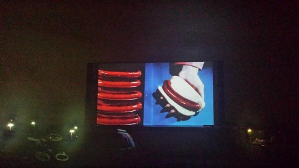movie_goblin's tweet photo. Intermission reel is my favorite. #HotDogs #SkyviewDriveIn http://t.co/XNddKEQUdN