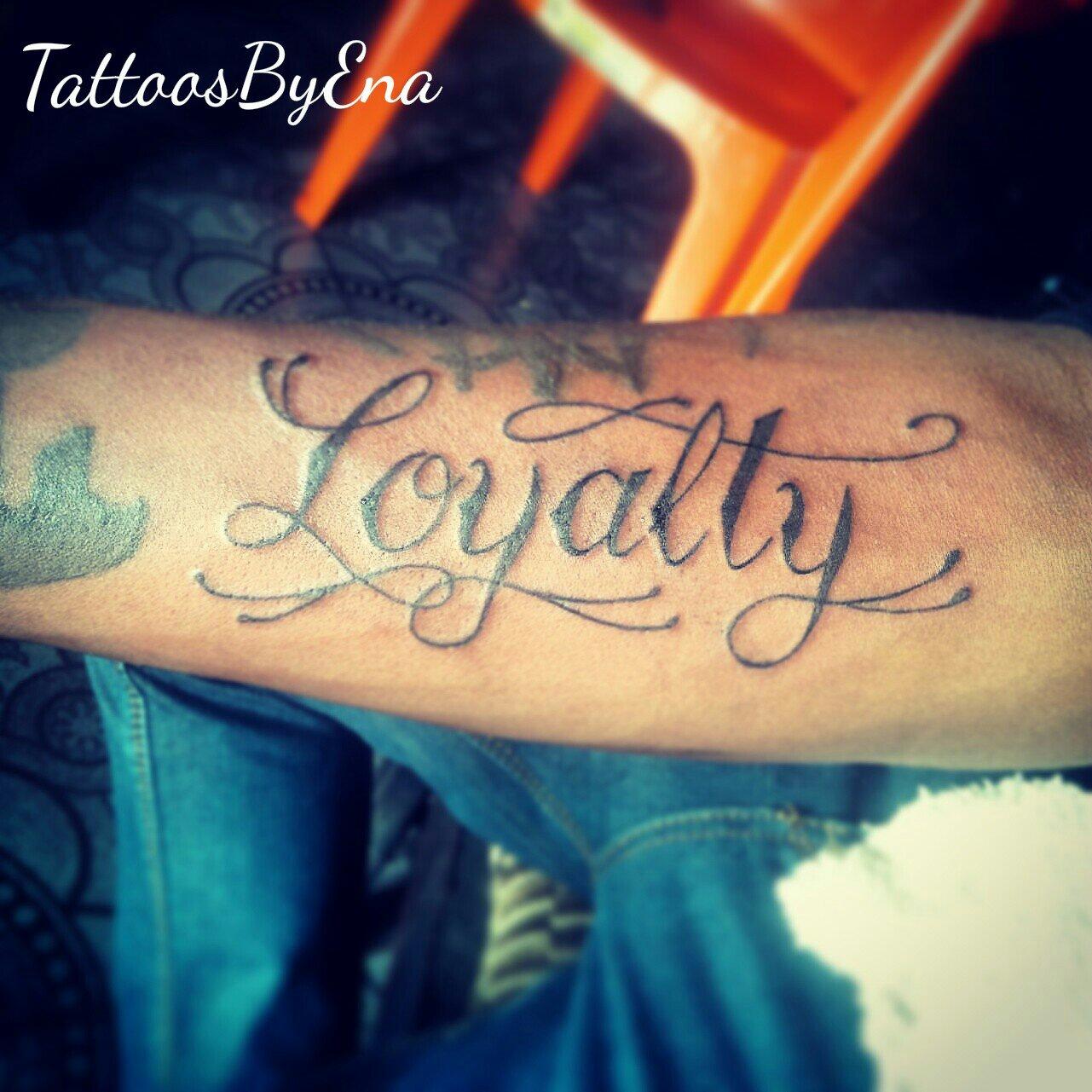Discover more than 68 loyalty font tattoo in.cdgdbentre
