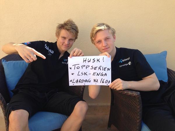 JanAageFjortoft's tweet photo. Going for crowdrecord in our Women's League today! #lsk vs #enga 
MatsDæhli and MartinÖdegaard supporting the project http://t.co/RVIcLgAy0U