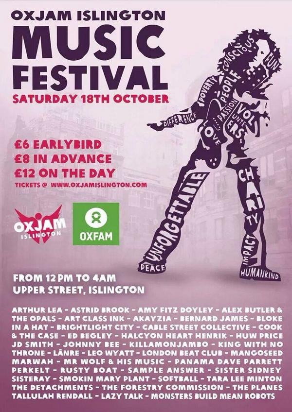 More info on <a href="/OxjamIslington/">Oxjam Islington</a> - check out the poster