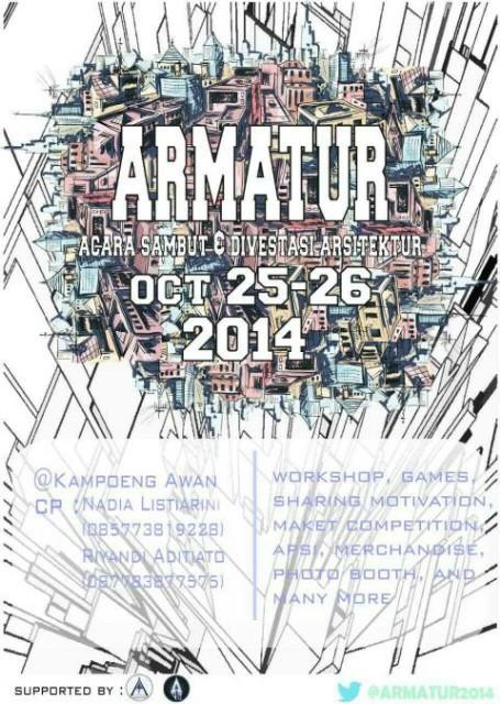 <a href="/Arsitektur14UG/">ArsitekturUG'14</a> Eh eh, ini ada acara bagus lohh.. Ikut yuk :))