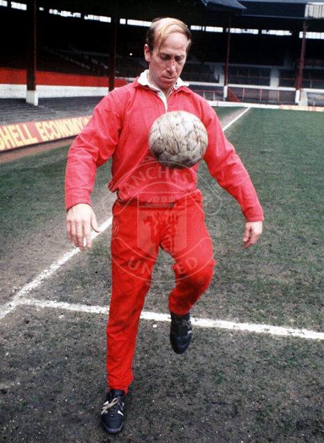 Happy 77th birthday, Sir Bobby Charlton - a legend of the game and symbol of our club 