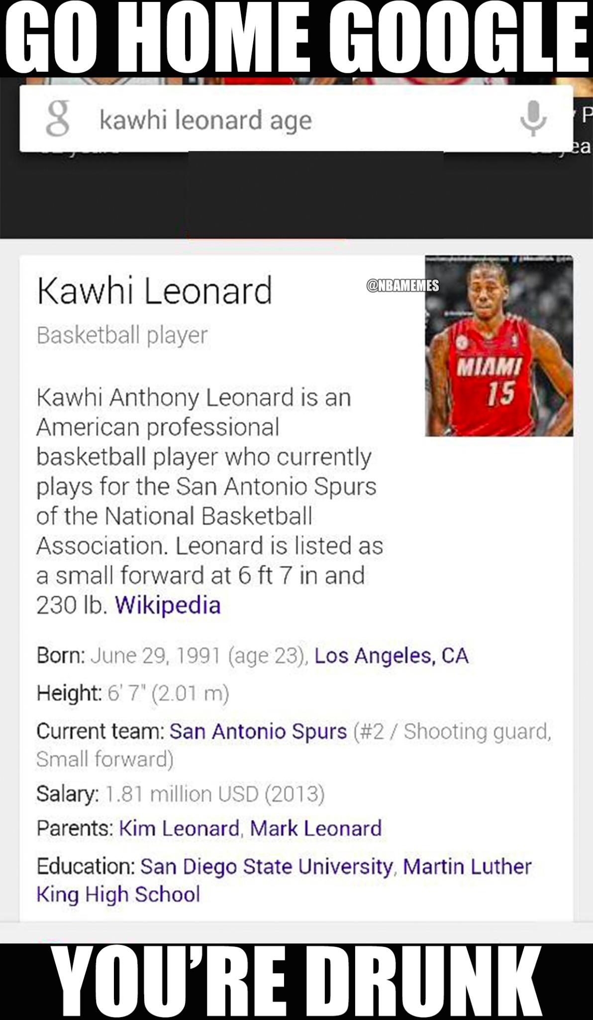 Kawhi Leonard, Basketball Wiki