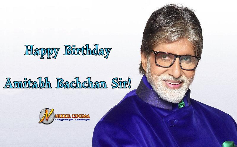 Happy Birthday Amitabh Bachchan Sir 