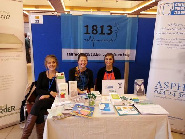 Partners in de strijd tegen zelfdoding op de huisartsenbeurs #domusmedica #zelfmoord1813