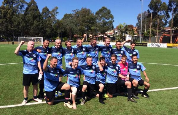 SydneyRangersFC's tweet photo. The JFCUP is staying Sydney for another year after a massive 2-1 win for the Rangers over  @MelbourneRovers #pfa2014 http://t.co/D9nKEIPXla