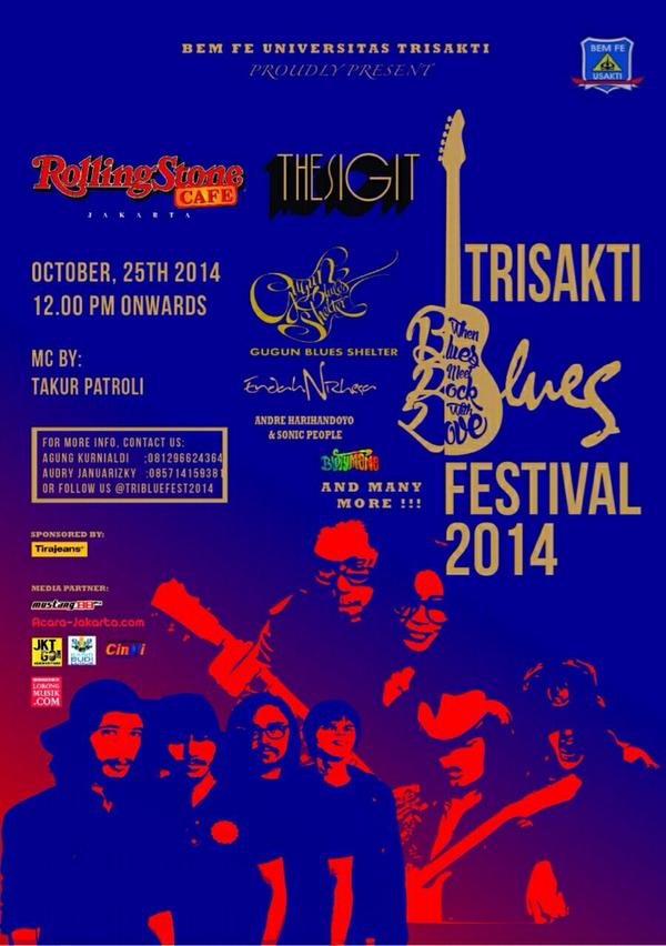 Hai adik2 udah pd beli tiket @triblufest2014 blm?? Kalo blm bisa beli presale tiketnya cm 75k @ Lobby I kmpus A yah 😊