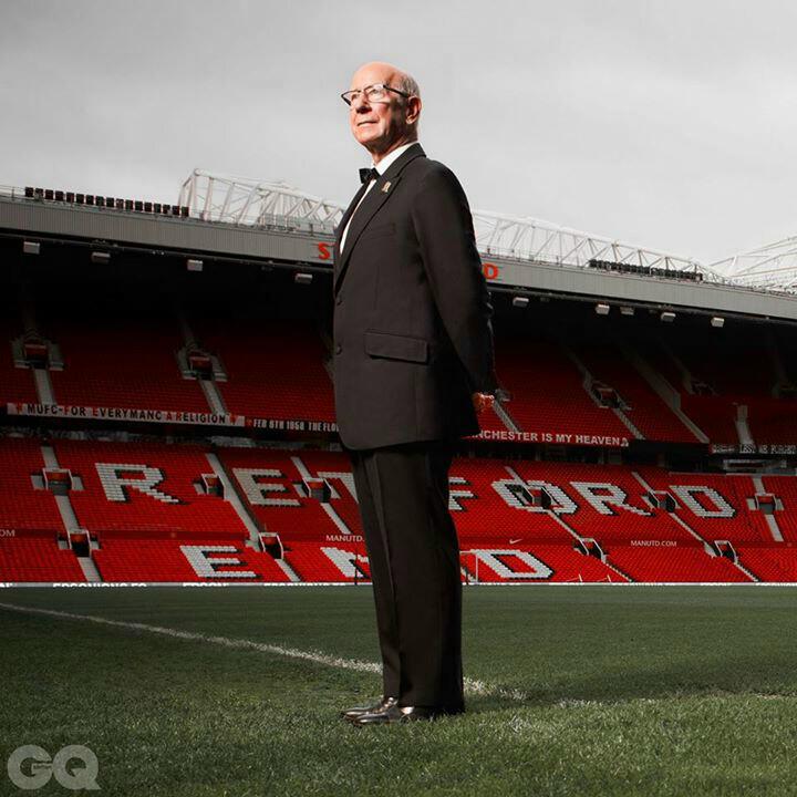 " Happy 77th Birthday Sir Bobby Charlton.   