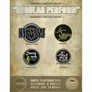 Tonite,<a href="/DownbeatStomper/">Downbeat Stomper</a> <a href="/DancingTurtlee/">DancingTurtle Ska</a> <a href="/jammyjump/">jammy jump</a> @SKAter_matic@Elanno Caffe . StartOn 19.30!!!