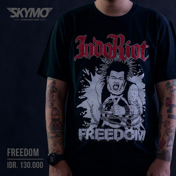 "FREEDOM" | IDR: 130.000 | Size: S.M.L.XL |Order Online sms / WA: 0812 2466 4222 <a href="/indoriot_punk/">IndoRiot</a> #SkymoArtistSeries