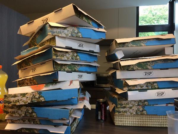 guelinckx's tweet image. Van programmeren krijg je honger!
#AECodeCamp