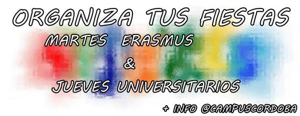 campuscordoba's tweet photo. @campuscordoba &amp; @UltimoCursoEPSC  te invitan a las mejores fiestas universitarias.JUEVES 16 OCTUBRE http://t.co/lde9sq6bH5