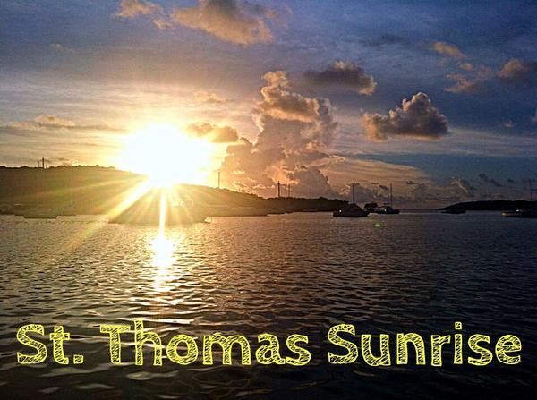 VICharters's tweet image. Sunrise this morning. #usvi #vacation