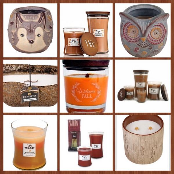 PharmacyVol's tweet photo. Loving these new autumn-scented #Woodwick candles! #applecrisp #pumpkinmuffin #fireside #sonomasunset #cinnamonchai http://t.co/keUSQKBK6h