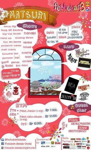 nih yang malem mingguannya dirumah besok mending datang ke @fesbukanHIMADE . dijamin seru !! kita main jam 5 loh :p