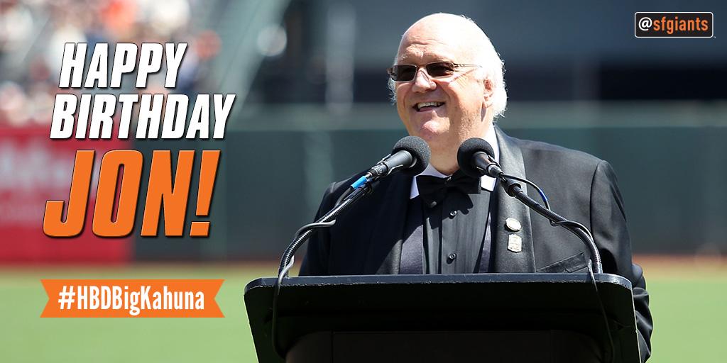 Happy Birthday Hall of Famer Jon Miller! 