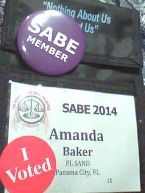 AJonwheels's tweet photo. Now a member of SABE (Self Advocated Becoming Empowered) #SABEOKC2014 My first national affiliation http://t.co/c8fBjitApR