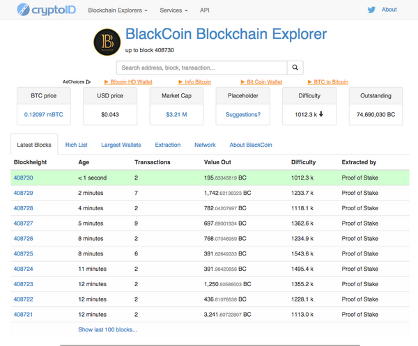 CryptoDabbler's tweet photo. Have you checked out the new #BlackCoin Blockchain Explorer from @cryptoID_info? https://t.co/ObtBfuZ1d6 http://t.co/y1RXcE6aL2