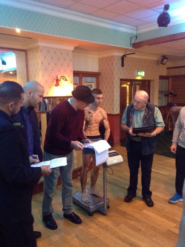 CustomDiets's tweet image. Anth 'Baby face' Nelson weighing in before his British title fight tomorrow.
#topclient #boxing #Shredded