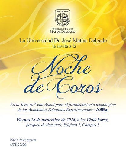 ASEx_UJMD's tweet photo. ¿Quieres colaborar con las Academias Sabatinas Experimentales?  Te esperamos. #ASEx #NocheDeCoros @UJMD_sv http://t.co/yEU7pCcTBd