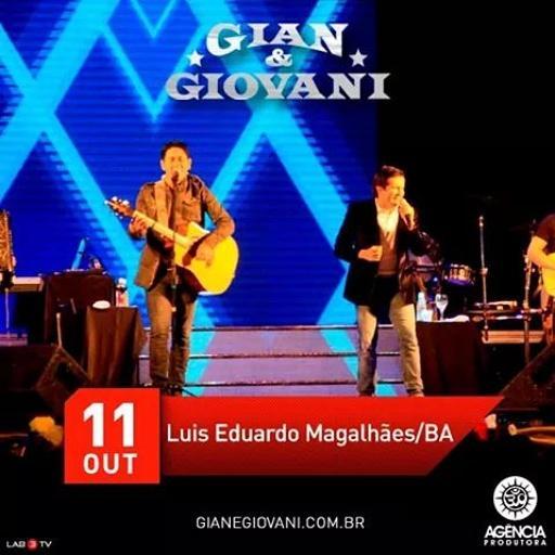 ttgianegiovani's tweet photo. Alô galera de Luis Eduardo Magalhães! Esperamos vocês hoje, para um lindo show!!! #gianegiovani http://t.co/rArNOAKu5m