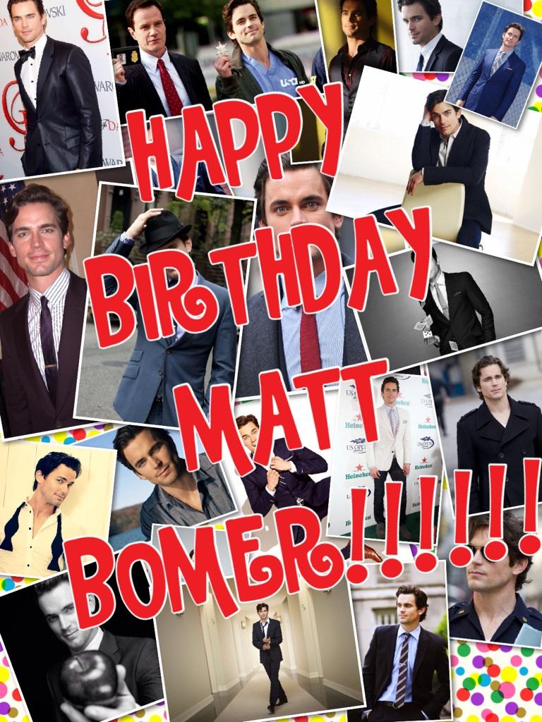 HAPPY BIRTHDAY MATT BOMER!!!!!!   