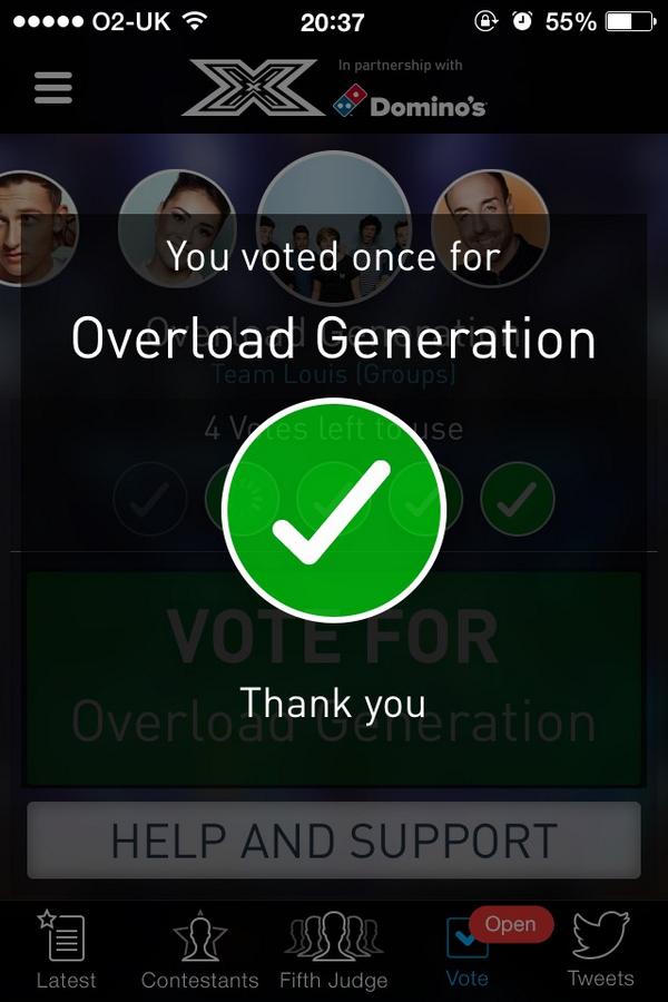 starlightstephx's tweet image. I did it @OverloadGen #voteforoverloadgeneration