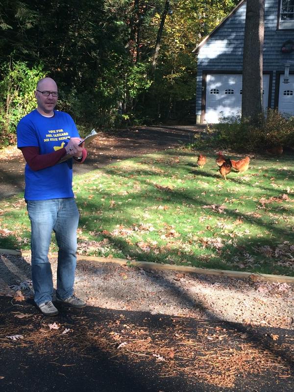 Chickens for Phil.  #nhpolitics
