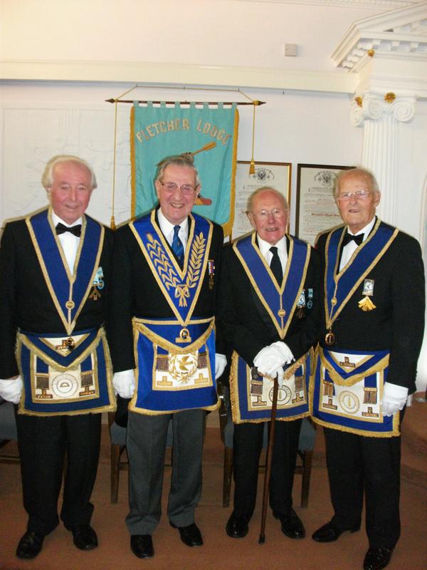 200 years of #Fletcher experience. (L-R) WBro's NF Webber 39 - AJ Wall 51 - CE Barnwell 60 - AJS Neale 50