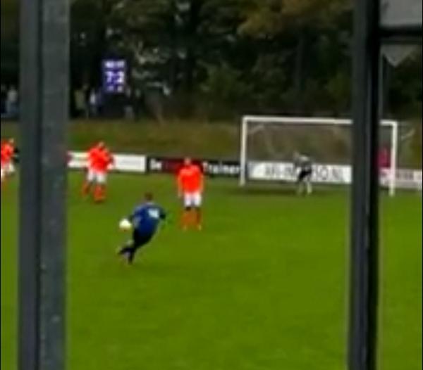 FootballFunnys's tweet photo. VIDEO: A Dutch League 4 player nearly scores the free-kick of the decade! So unlucky!. http://t.co/3AP0dcJ6N9

. http://t.co/dOGfONSA9P