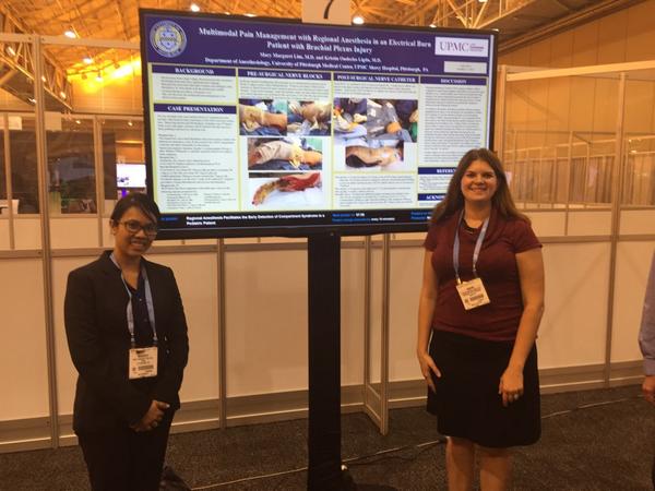 kristinligda's tweet image. Margaret Lim was fabulous at #ANES2014 on multimodal acute pain management after electrocution  #ASRAatASA #UPMC