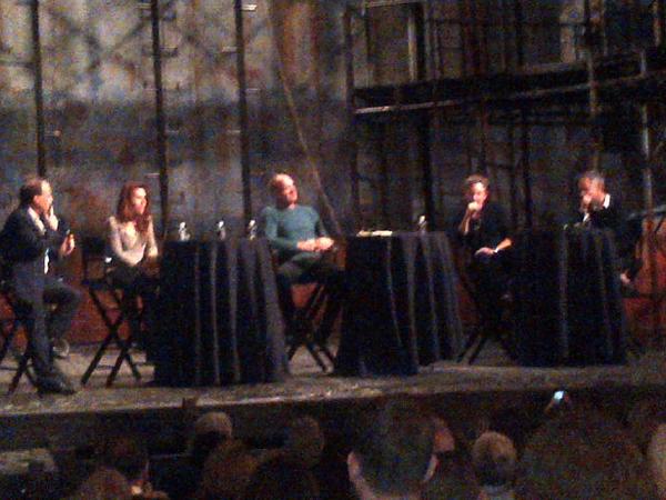 #nyerfestival Premiere of Last Ship Sting and adam gopnik great day