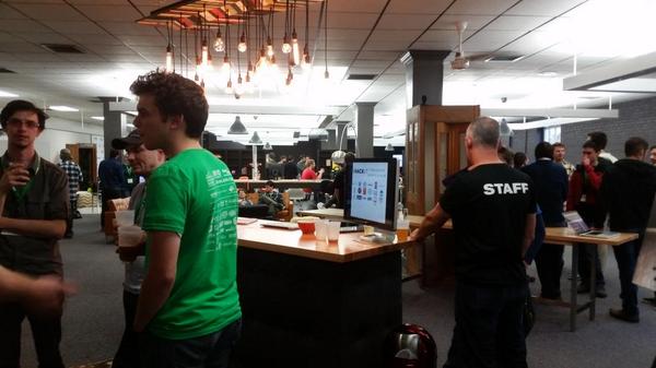 ejyoung67's tweet image. #hackvt after party. Judging is done. Let the celebration ensue!