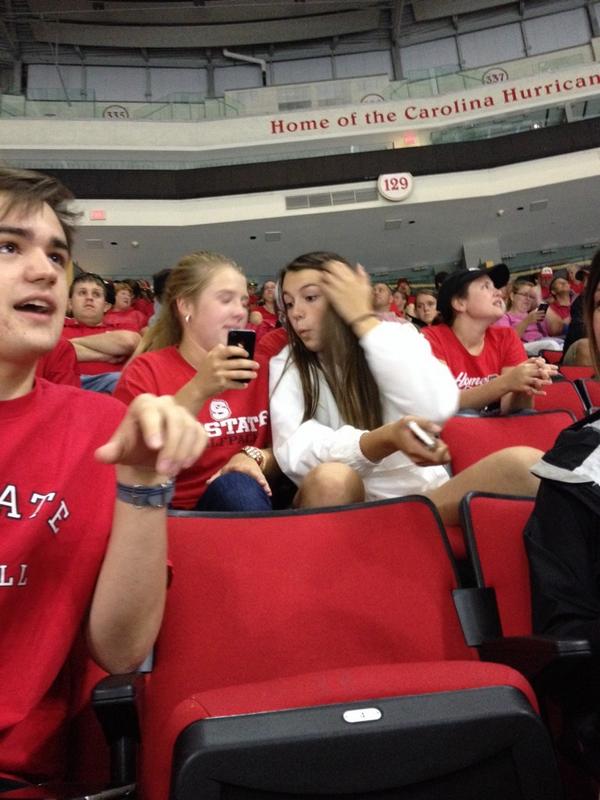 mdilday's tweet photo. @hannah10__   Me likely arena cake! http://t.co/1TGNYSG1DC