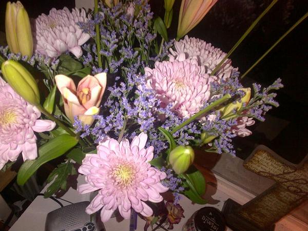 the magic of life..caught up in the way God made a flower. LOVE 'em!