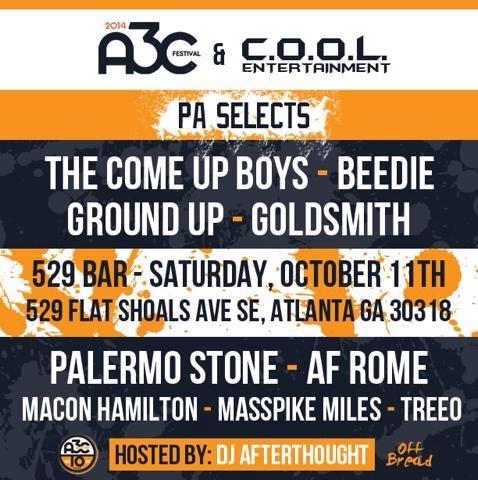 its_spillz's tweet photo. If u in the #ATL for @A3C -- stop by @529_EAV at 7pm for the #PAselects show!! http://t.co/Trj3cNPJhD