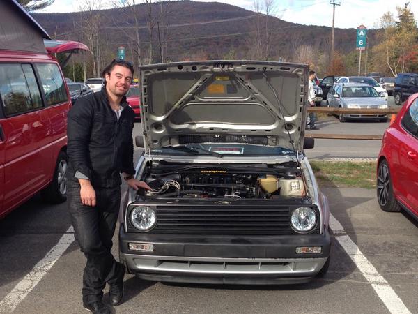 KyleFelleman's tweet photo. Some last minute tuning before the judges come by! #daslaufwerk http://t.co/hVgl2ePbP9