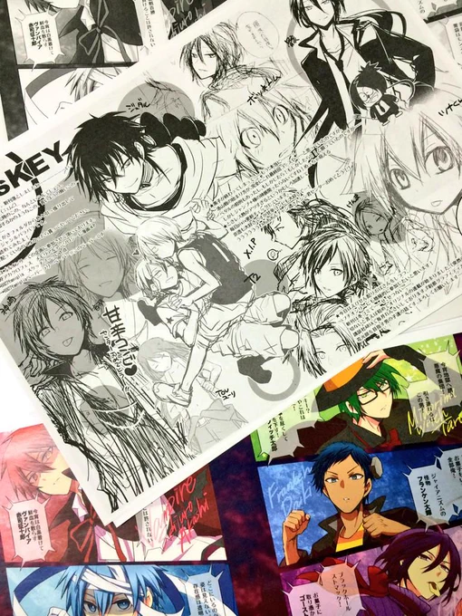 落書きから色々引っ張り出してきたペーパー└(:3」┌)┘ごちゃまぜすみませんorzカラーは表面しかありません…あとこのコンビニのトナーすごい臭かった 