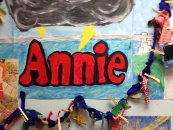 Get to the Watauga Arts Council to see Parkway students' artwork in tribute to that red-headed orphan, Annie!